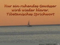 nur ein ruhendes gewaesser