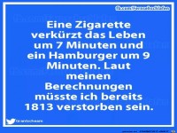 kleine Berechnung wann ich verstorben sein msste