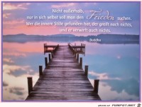 Nicht ausserhalb sondern nur in sich selbst soll man den Fr