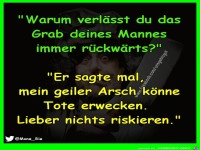 R�ckw�rts vom Friedhof