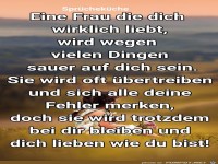 Eine Frau die dich wirklich liebt