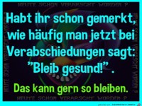 Bleib gesund