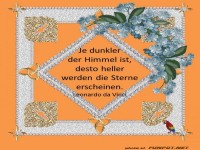 Je dunkler der Himmel ist