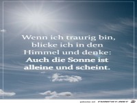 In den Himmel blicken