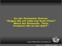 An der Schweizer Grenze
