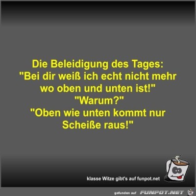 Die-Beleidigung-des-Tages.jpg von Fossy