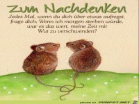 Zum Nachdenken
