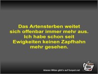 Das Artensterben weitet sich offenbar immer mehr aus