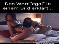 Wenn 'egal' eine Pose w�re...