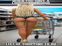 Einkaufswagen mit Aussicht