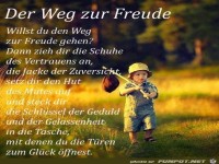 Weg zur Freude