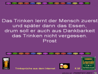 das Trinken lernt