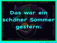 Das war ein schoener Sommer