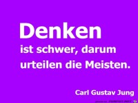 Denken ist schwer