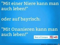 Auf bayrisch