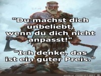 Du machst dich unbeliebt