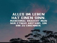 Alles hat einen Sinn