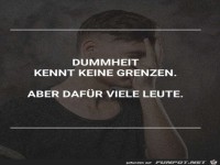 Dummheit kennt viele Leute