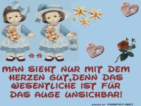 Man sieht nur mit dem Herzen gut