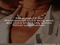 kleine Fehler verzeihen