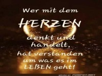 Wer mit dem Herzen denkt