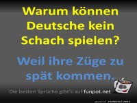 Witz ber Deutsche und Schach