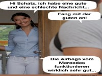 Airbag News: Gut und Schlecht zugleich!