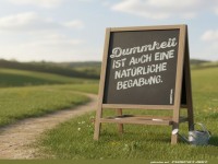 Nat�rliche Begabung: Meister der Dummheit!
