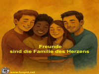Freunde sind die Familie des Herzens