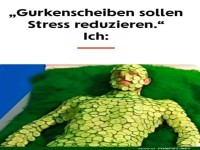 Stressabbau: Die Gurken-Challenge