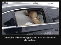 Der Winter hat meinen Wecker �bersprungen!