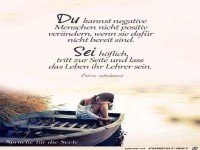 Du kannst negative Menschen