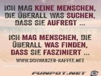 Ich mag keine Menschen, die �berall...