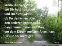wenn du zwei Wege
