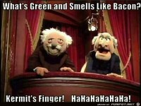 Gruen und riecht nach Schinken