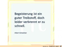 begeisterung ist ein