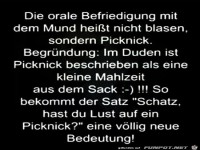 heisst nicht Blasen........