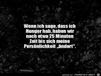 Wenn man Hunger hat
