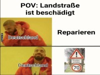 Straenschden auf deutsche Art