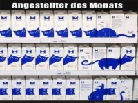 Der Katzen-Flausch im Milchregal