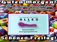 Die ultimative Geschenkidee: Nabelbürste!