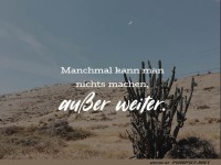 manchmal kann man nichts machen