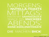 Abends keine Kohlenhydrate