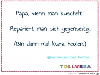 Papa wenn man kuschelt