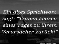 Ein altes Sprichwort
