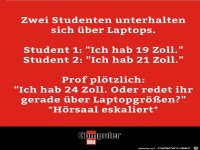 Laptopgren in der Uni