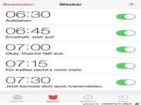 Wecker-Einstellungen