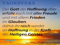 Der Gott der Hoffnung