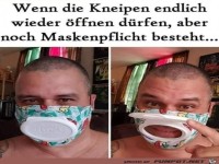 Lustige Maske