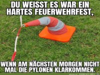 Das Feuerwehrfest war hart